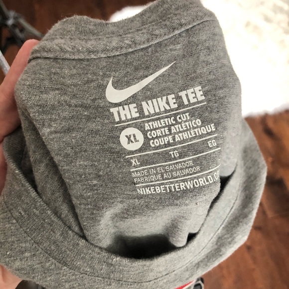 Nike patriots nfl gray T-shirt size xl super bowl - Picture 3 of 3